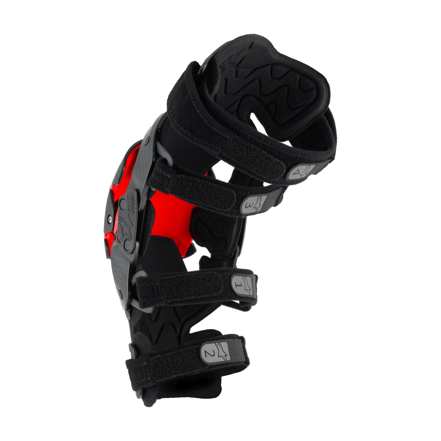 Alpinestars RK-1 Plasma Knee Brace - Black / Red - Image 2