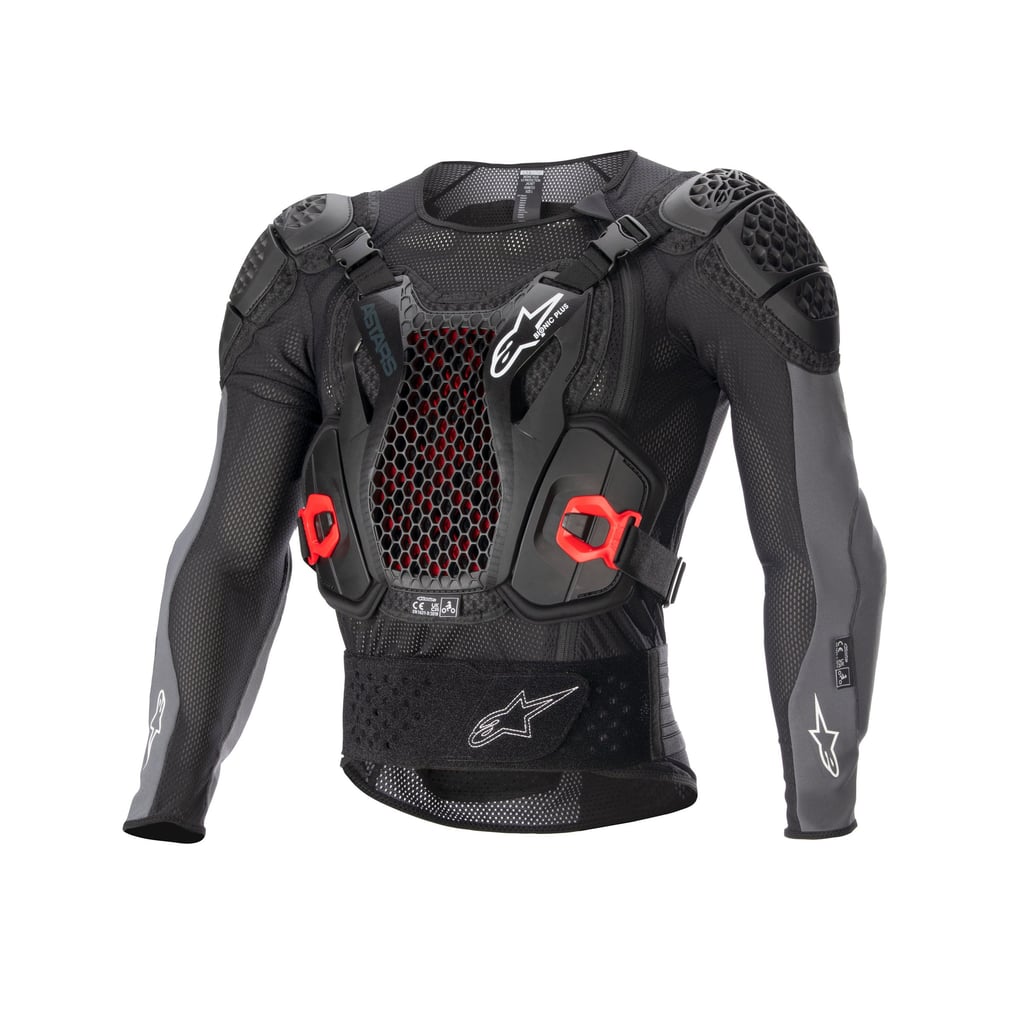 Alpinestars Bionic Plus V2 Protection Jacket - Black Anthracite Red