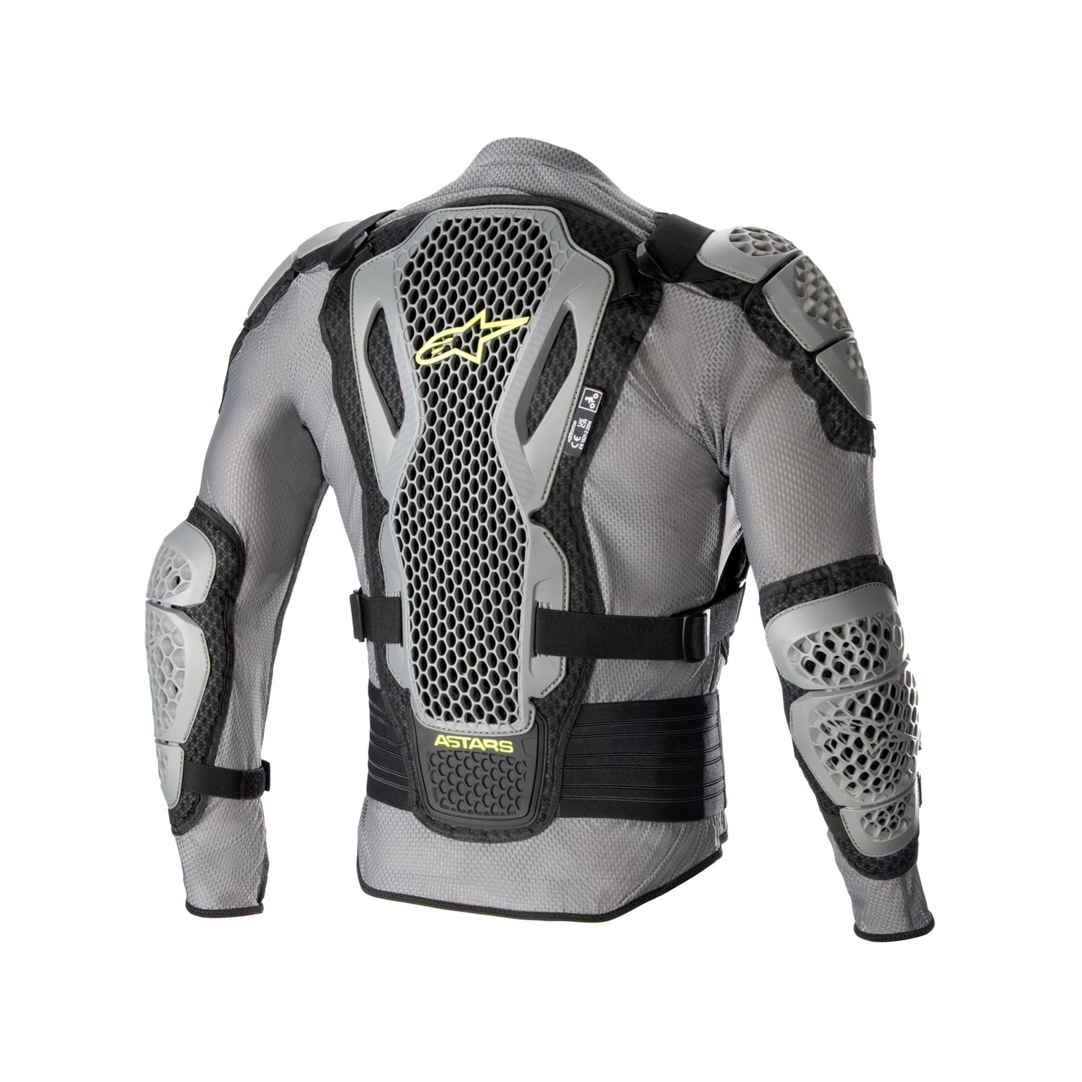 Alpinestars Bionic Action V2 Protection Jacket - Gray Black Yellow Fluo - Image 2