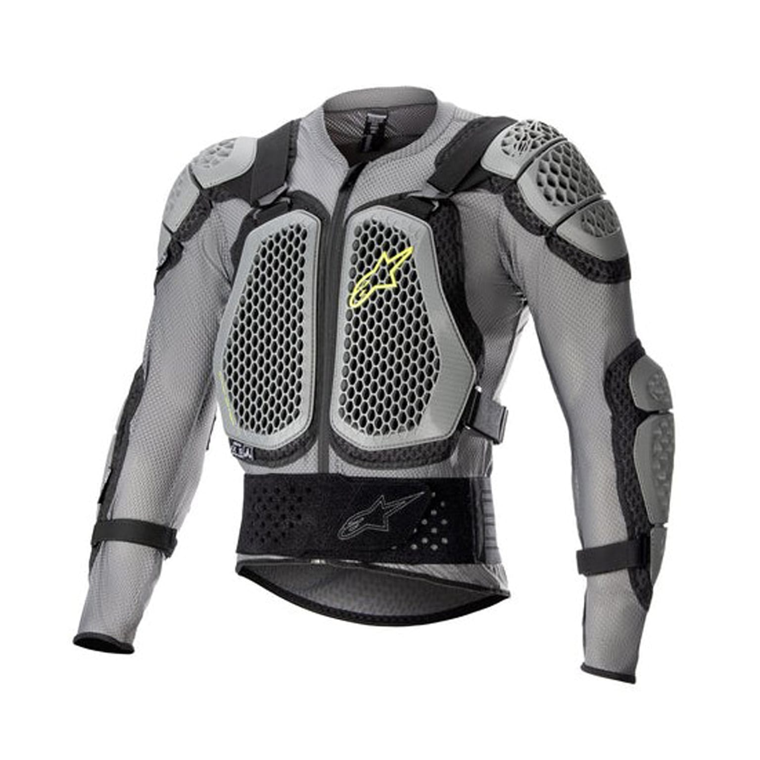 Alpinestars Bionic Action V2 Protection Jacket - Gray Black Yellow Fluo - Image 1