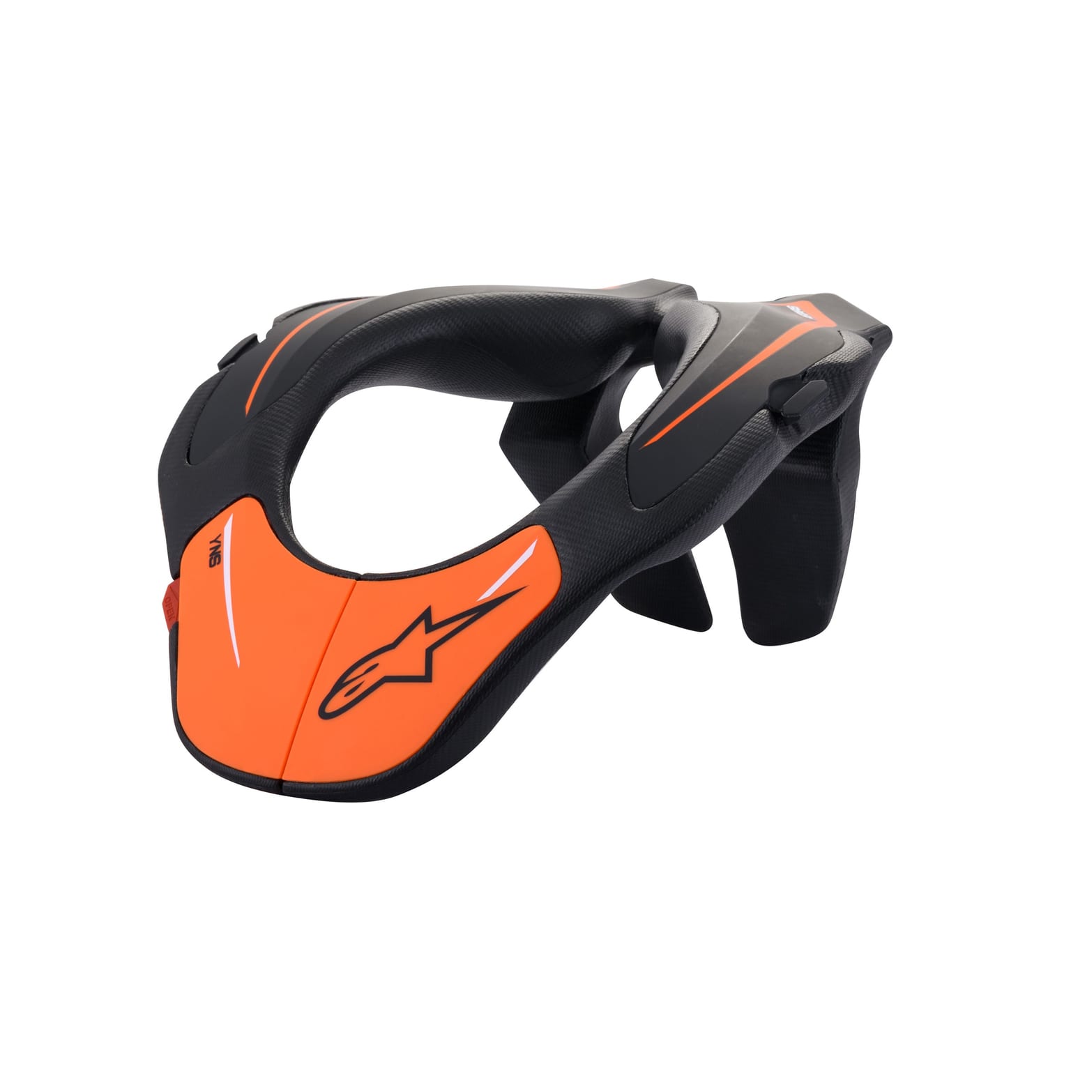 Alpinestars Youth Neck Support Black Orange - One Size - Image 1