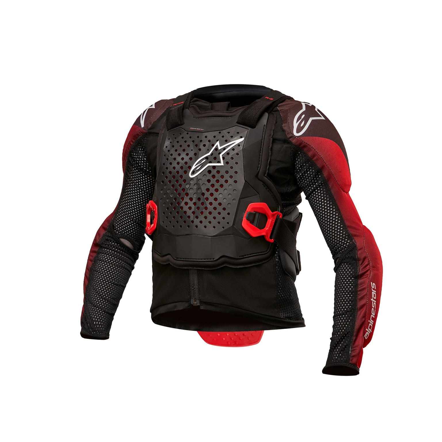 Alpinestars Bionic Tech Youth Protection Jacket - Black White Red - Image 1
