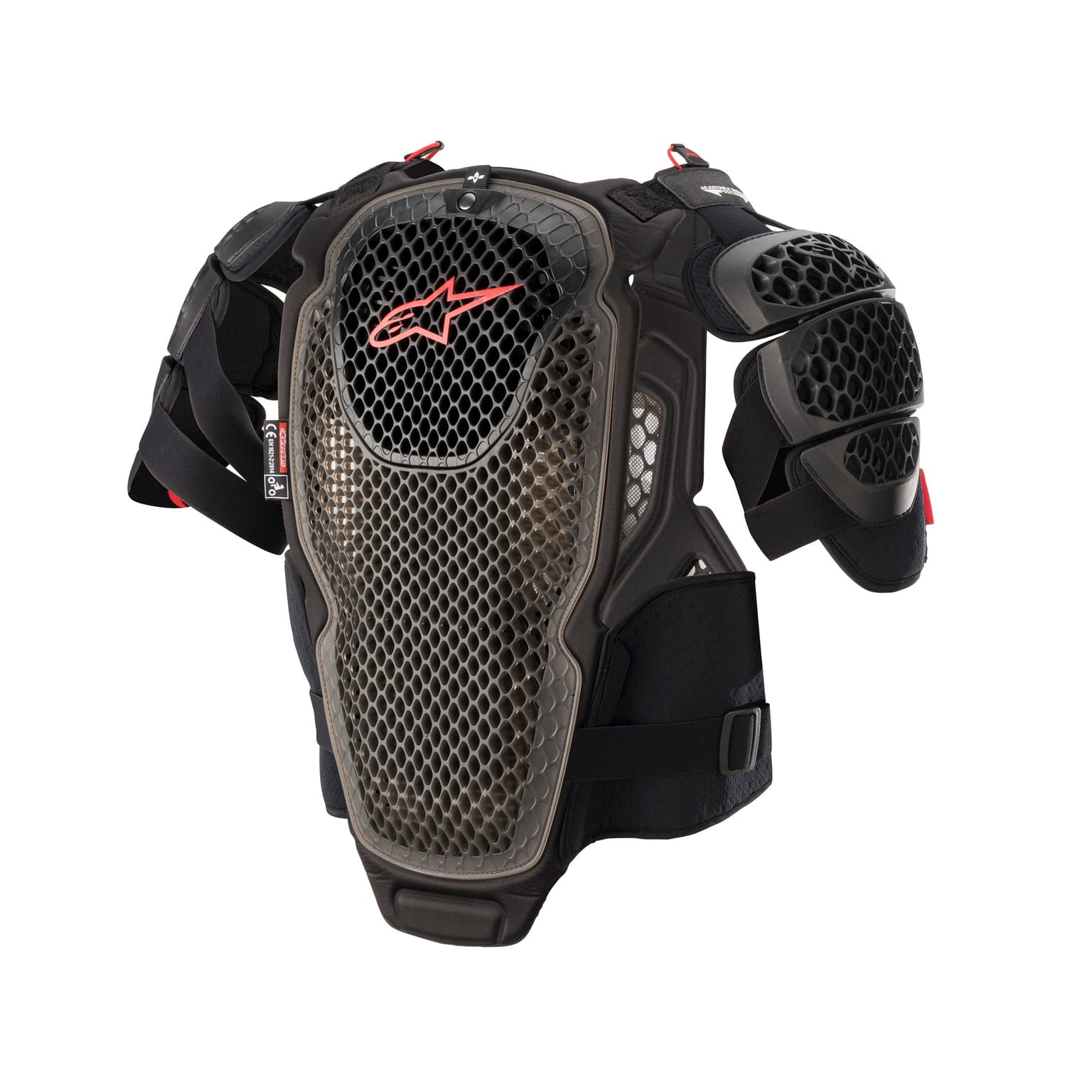 Alpinestars A-6 Chest Protector - Black Anthracite Red - Image 2