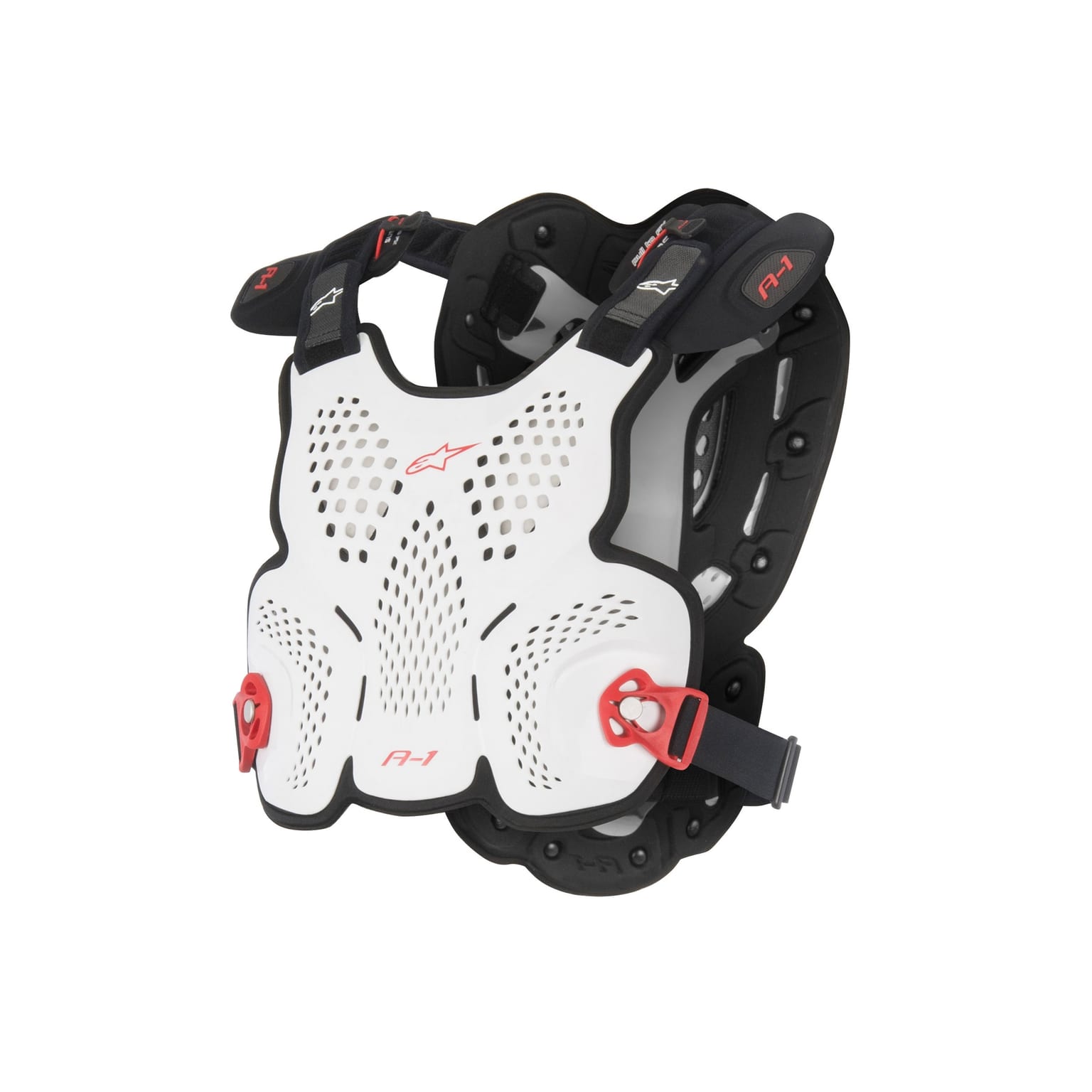 Alpinestars A-1 Roost Guard - White Black Red - Image 1
