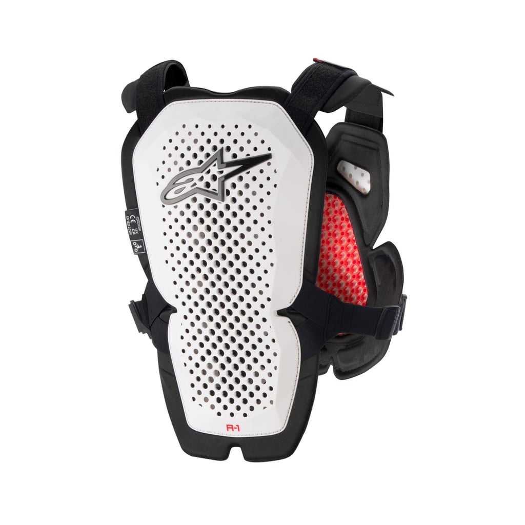 Alpinestars A-1 Pro Chest Protector - White Black Red