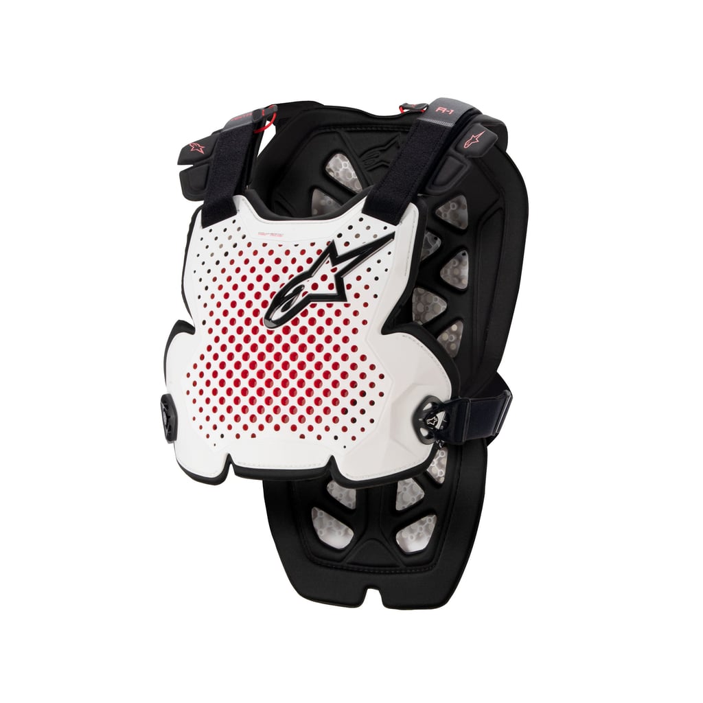 Alpinestars A-1 Pro Chest Protector - White Black Red