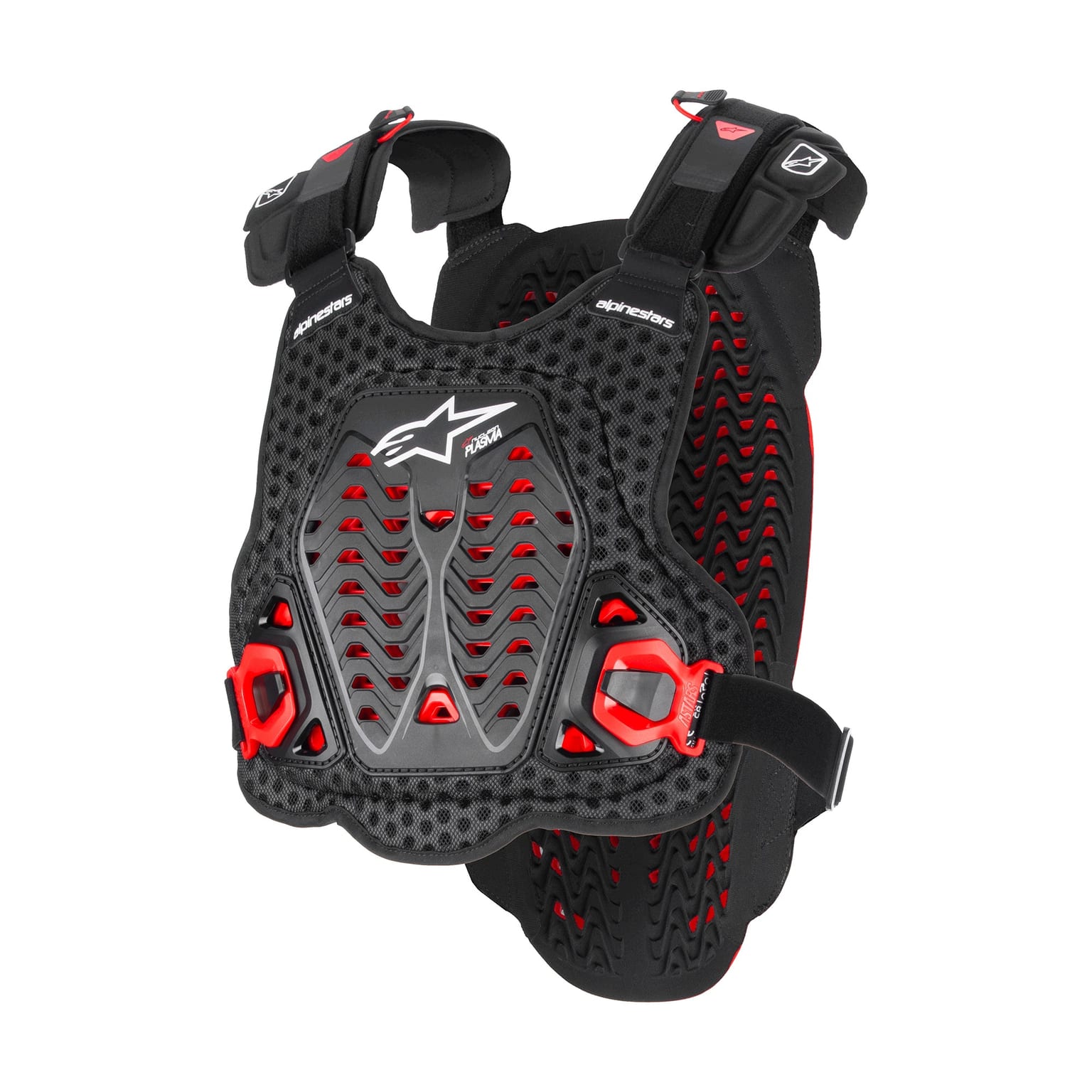 Alpinestars A-5 Plasma Chest Protector - Black Red White - Image 1