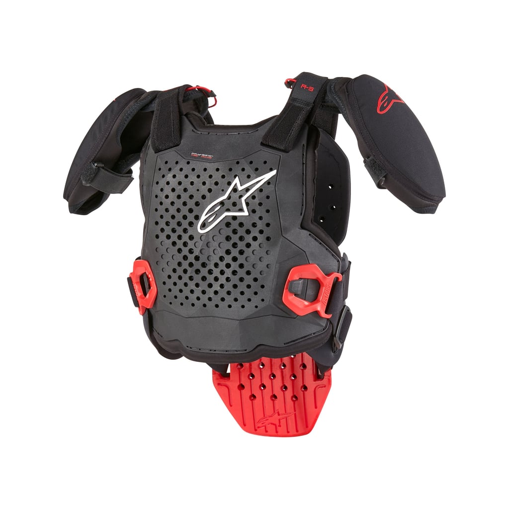 Alpinestars A-5 S V2 Youth Chest Protector - Black White Red