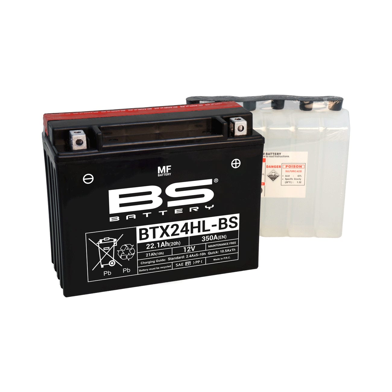 BS BTX24HL-BS (CP) Combi-Pack MF Battery - Image 1