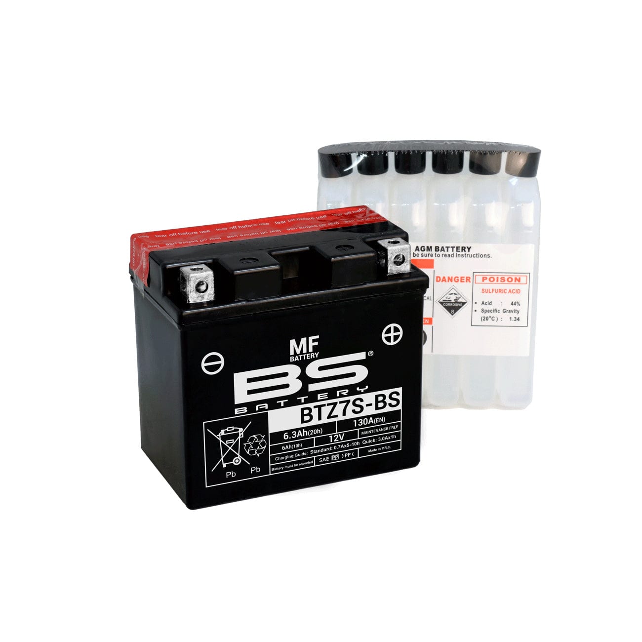 BS BTZ7S-BS (CP) Combi-Pack MF Battery - Image 1
