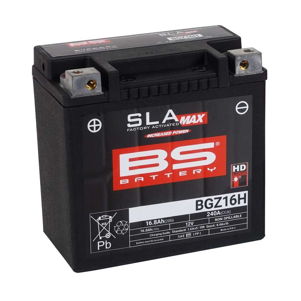 BS BGZ16H SLA Max (WC) Factory Activated Battery