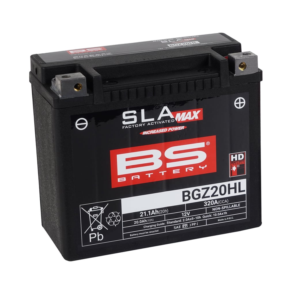BS BGZ20HL SLA Max (WC) Factory Activated Battery