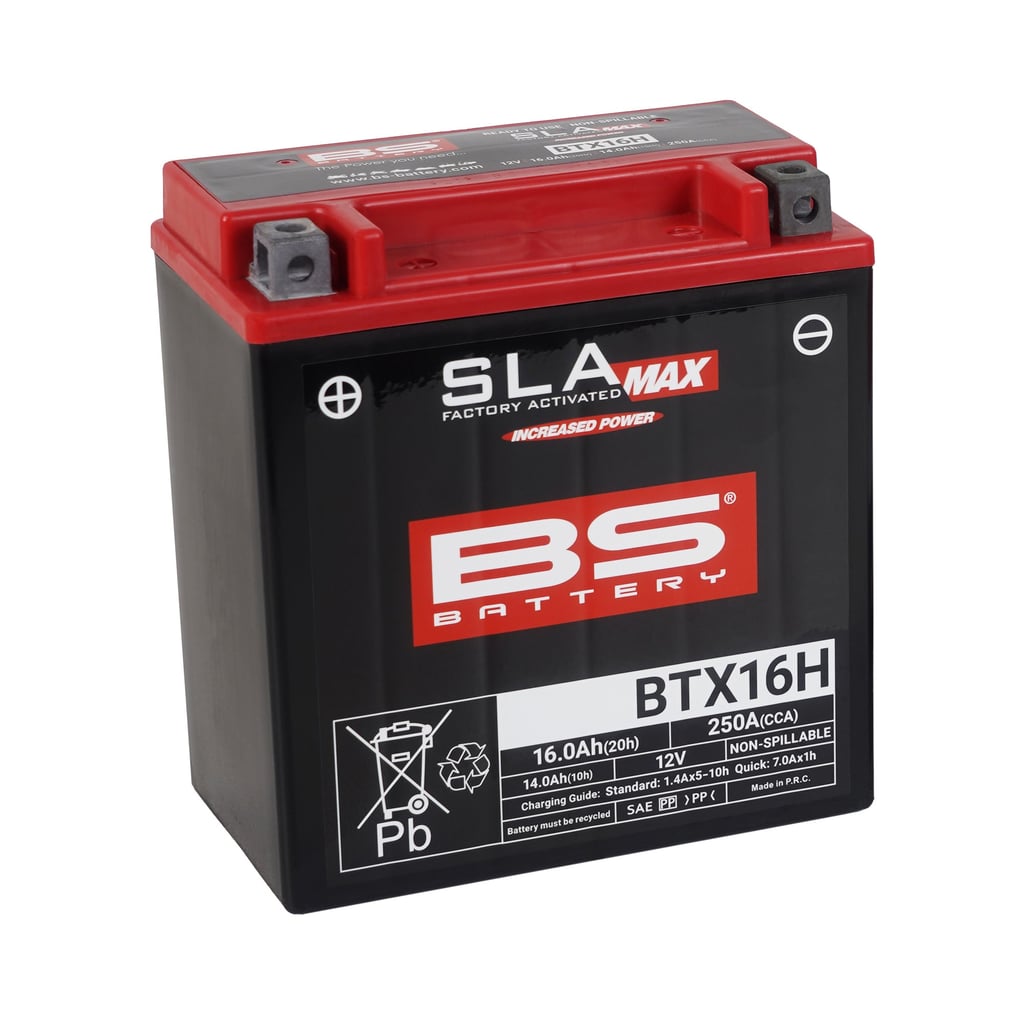 BS BTX16H SLA Max (WC) Factory Activated Battery