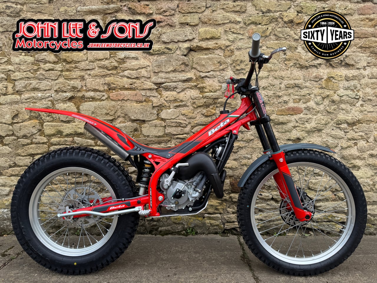 Beta EVO 80cc Senior Trials Bike, New 2026 Model, 21"/18" Wheels, In Stock & Ready