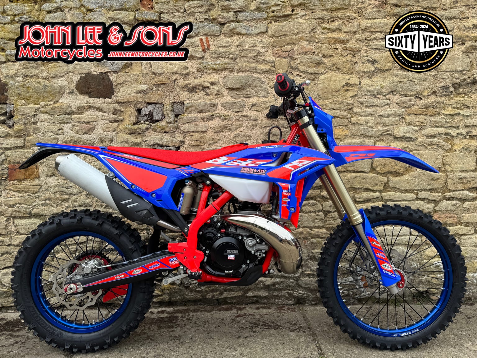 Beta RR300 2T Racing, New 2026 Model, Michelins & Blue Wheels, In Stock - Image 1