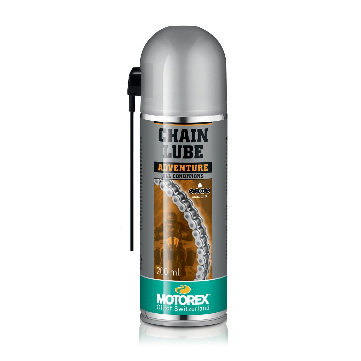 Motorex Chainlube Adventure (With PTFE) White 200ml - Image 1