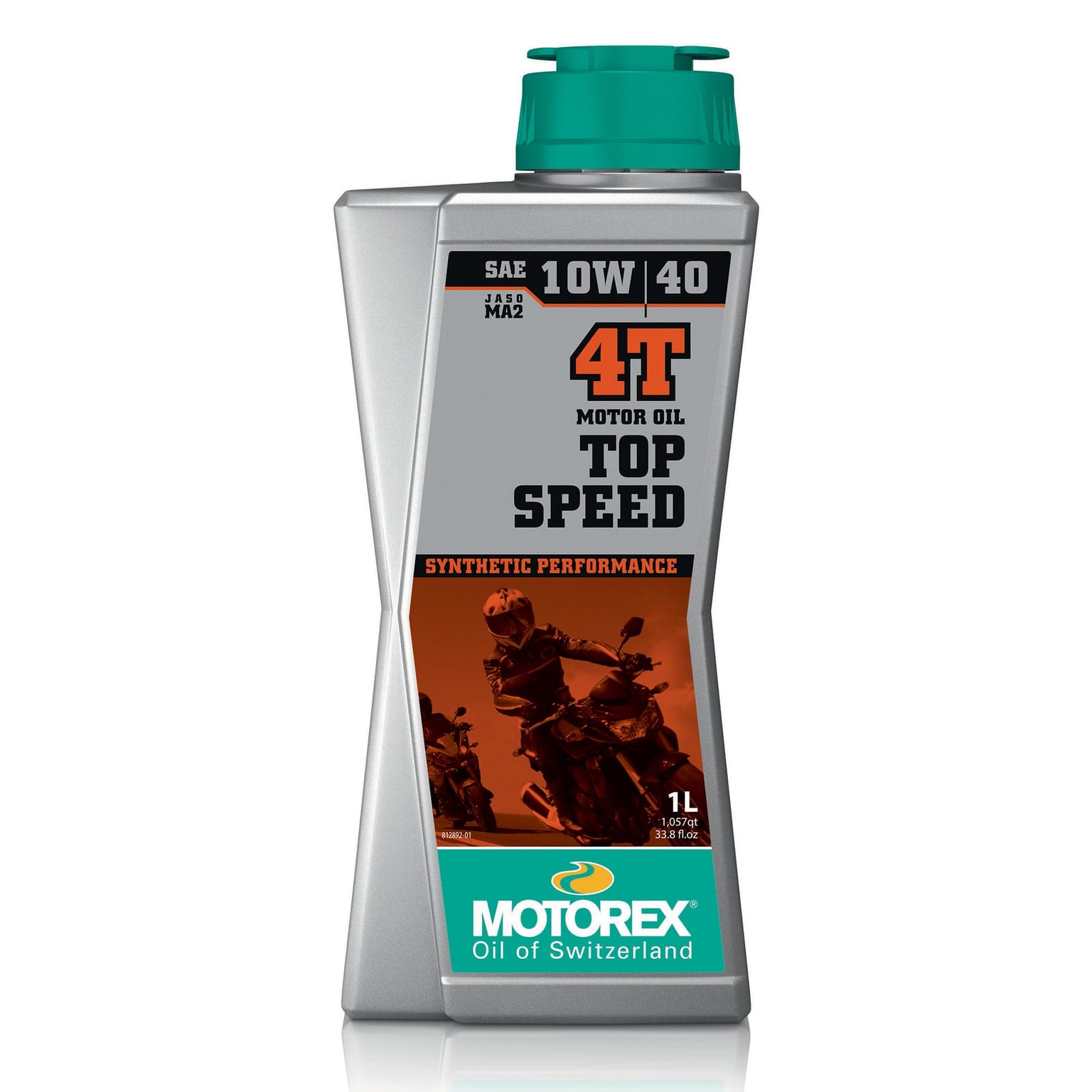 Motorex Top Speed 4T Synthetic High Performance JASO MA2 10w/40 1L - Image 1