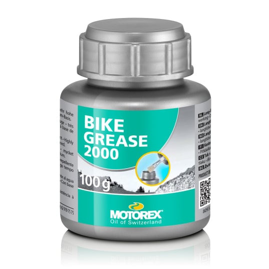 Motorex 2000 Grease Salt-Waterproof, Adhesive, Calcium (Air Filter) NLGI-2 Brush Pot 100g