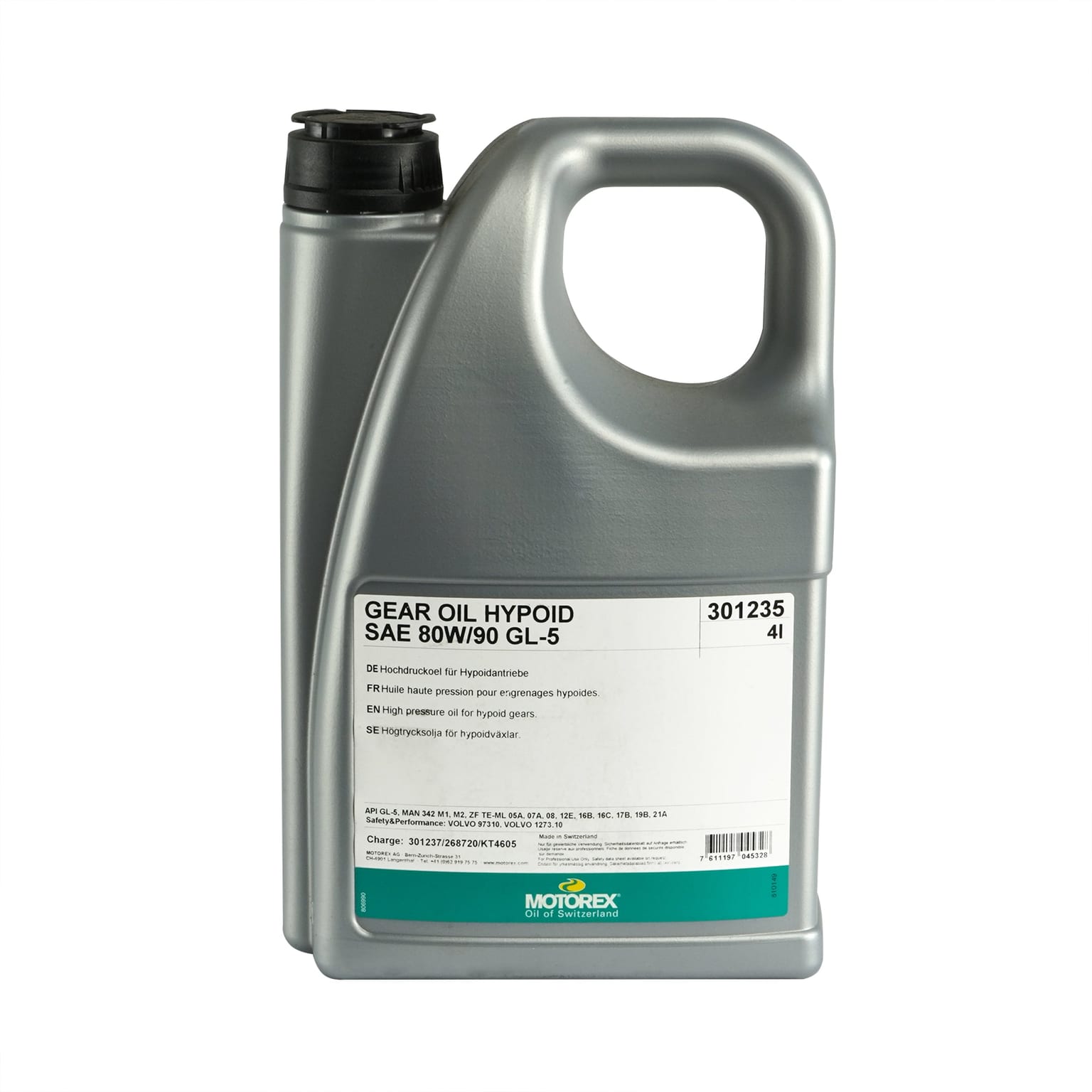 Motorex Hypoid Gear API GL5 80w/90 4L - Image 1