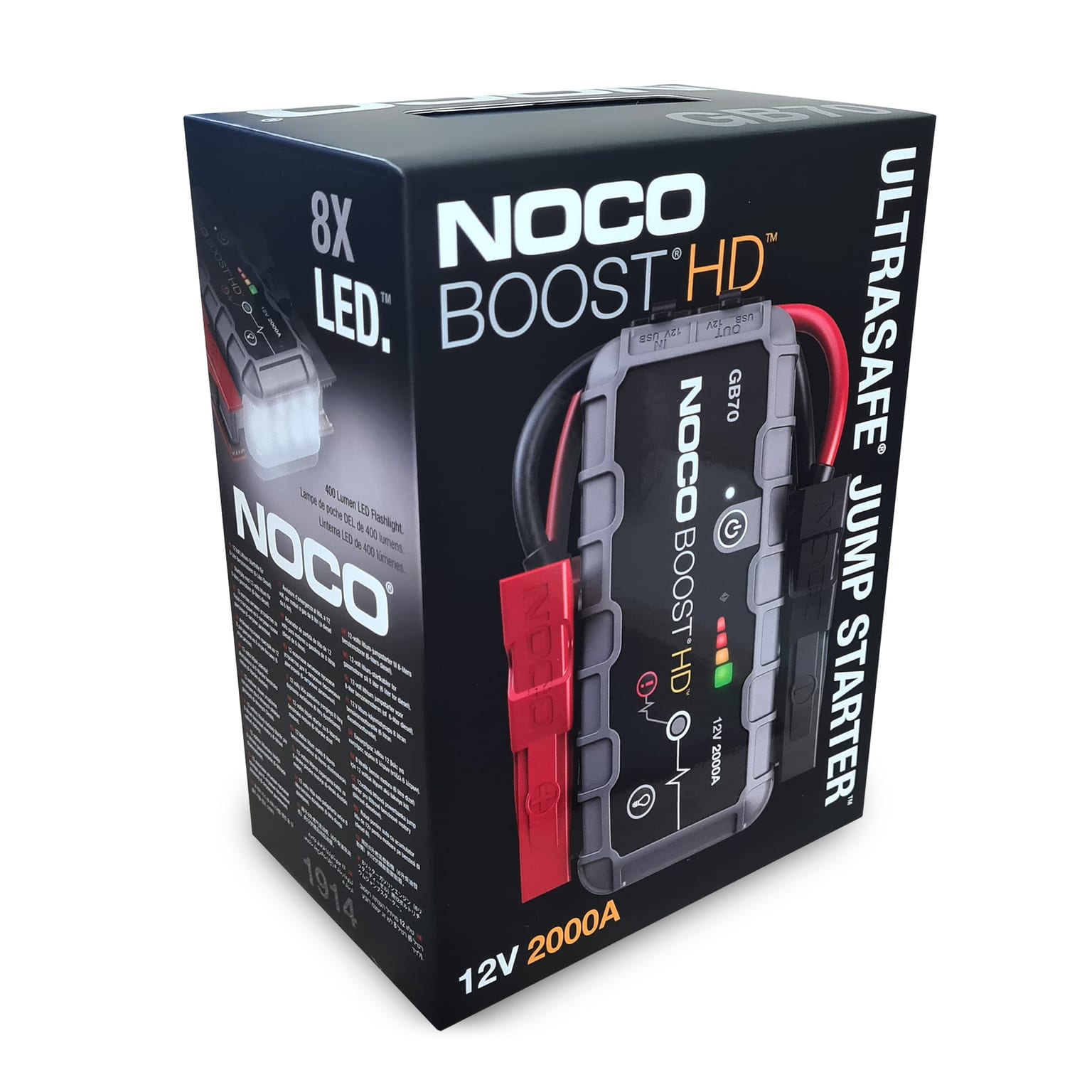 NOCO HD GB70 2000A Lithium Jump Starter / Powerbank - Image 3