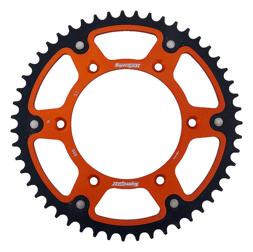 SuperSprox Rear Stealth RST-990-51-Orange KTM - Image 1