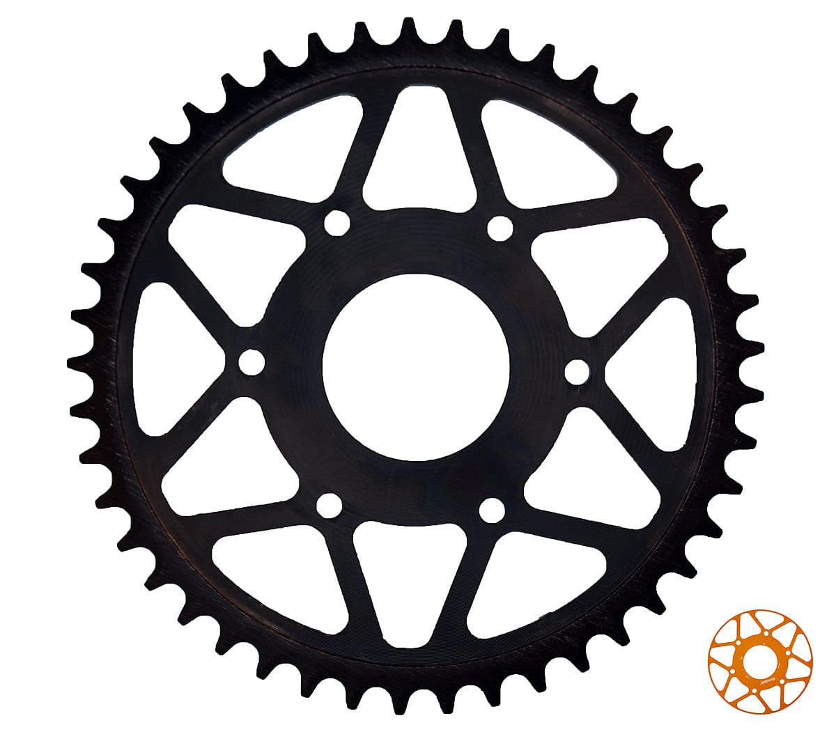 SuperSprox steel sprocket with orange alloy insert RFA-905-45 JTR 890-45 - Image 2