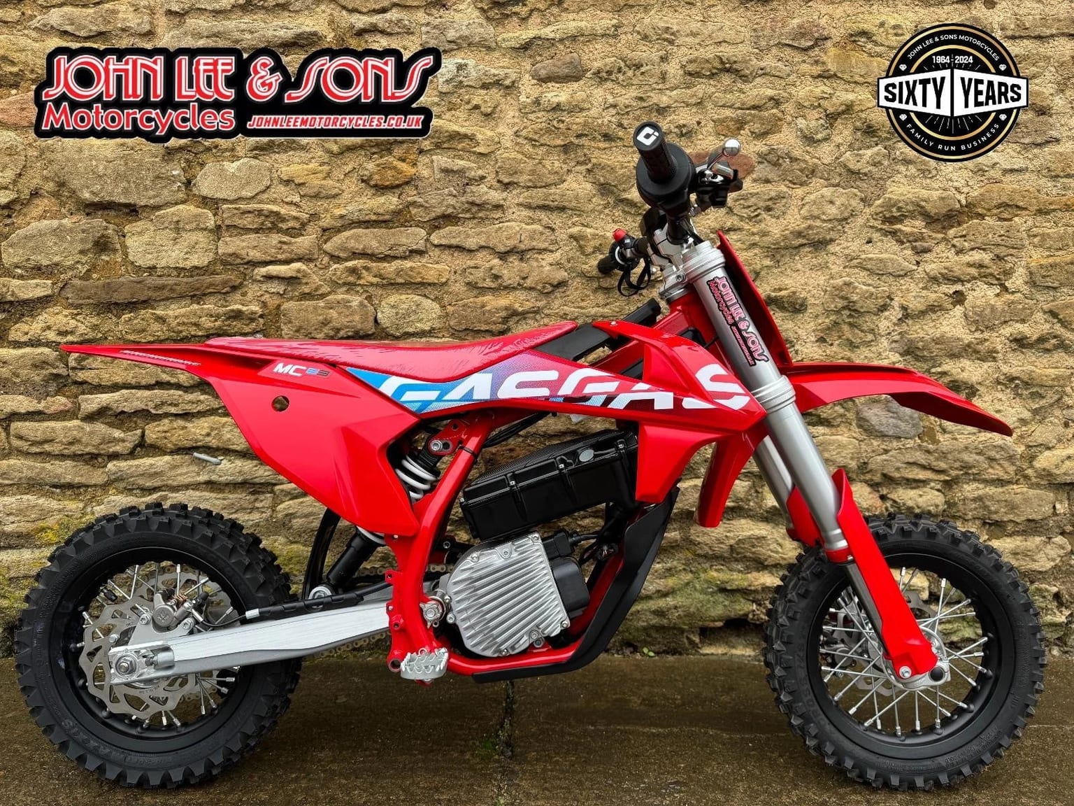 Gas Gas MC-E 3 Electric Kids Motocross Bike, New 2024 Model, Charger Included, Clearance - Image 1