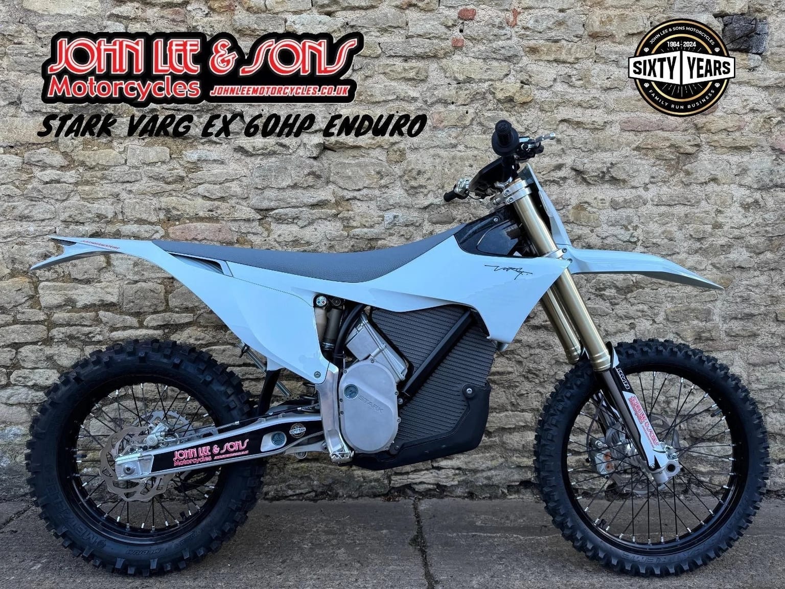 Stark Varg EX Electric Enduro Bike, New 2026 Model, White, 60HP Model, In Stock - Image 1