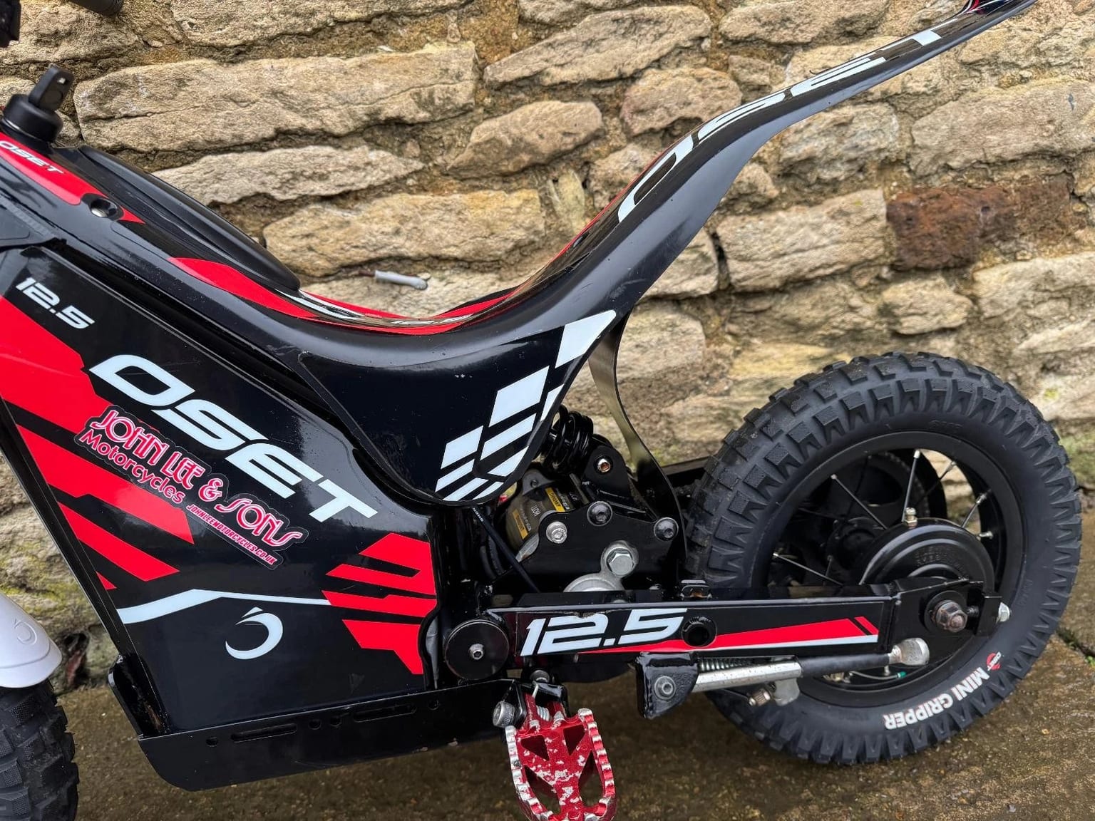 OSET 12.5 ECO Kids Electric Off Road Bike, 2019 Model, Nice Condition - Image 3