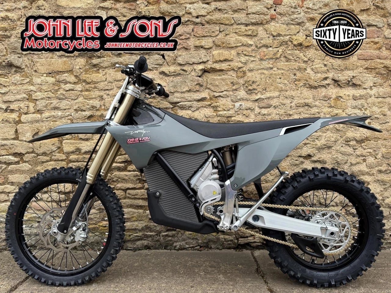 Stark Varg EX Electric Enduro Bike, New 2026 Model, Grey, 60HP Model, In Stock