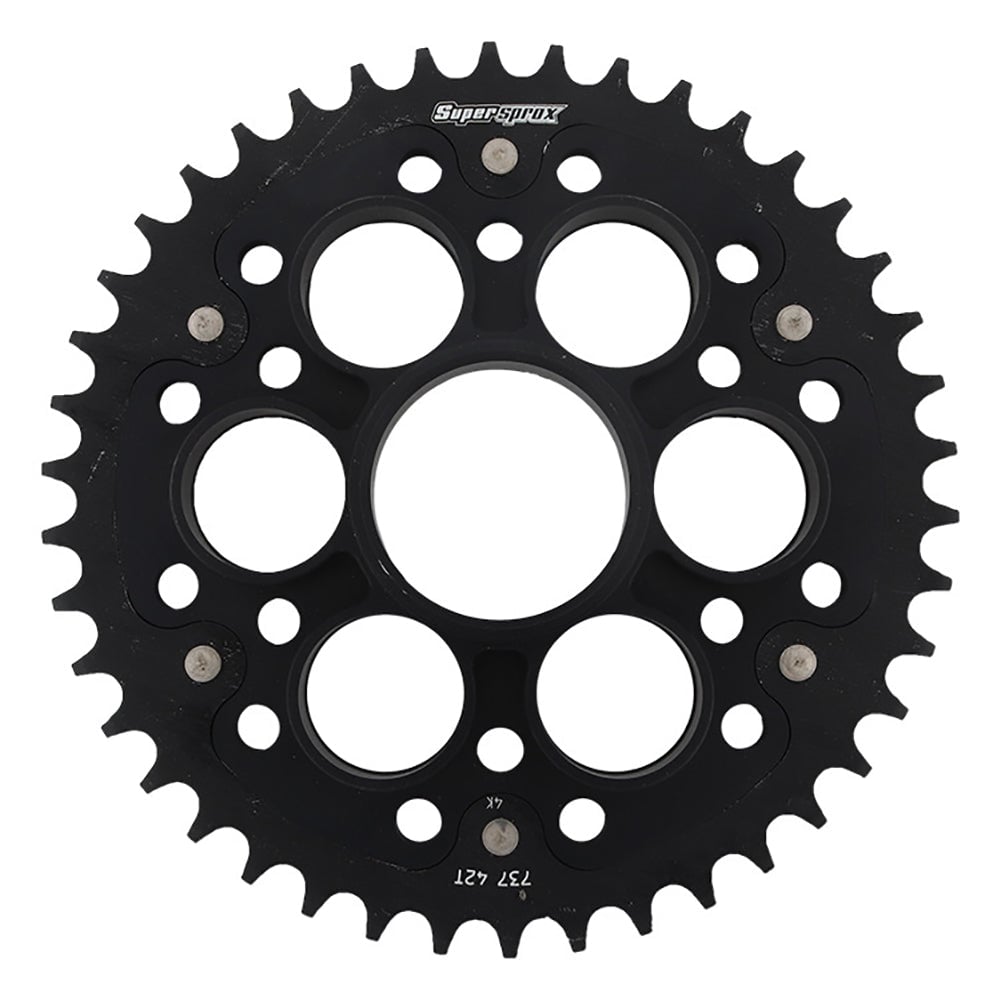SuperSprox Rear Edge Sprocket Ducati RSA-737_525-42-BLK *525 chain conversion*