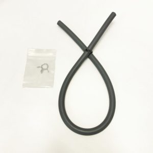 FUEL HOSE 50CM 8X12 WITH CLIPS