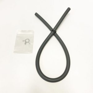 FUEL HOSE 50CM 6X10 WITH CLIPS