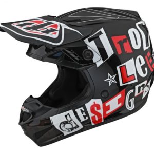 GP HELMET ANARCHY BLACK TROY LEE DESIGNS