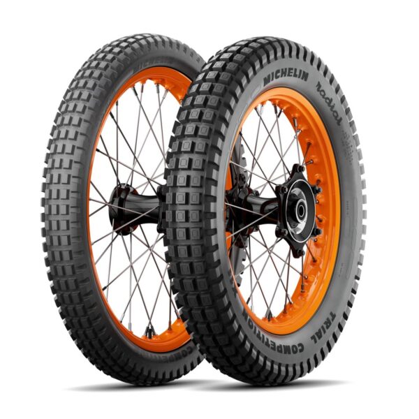 MICHELIN X11R TRIAL TYRE DEAL FRONT & REAR, FREE T-SHIRT & DRINKS BOTTLE